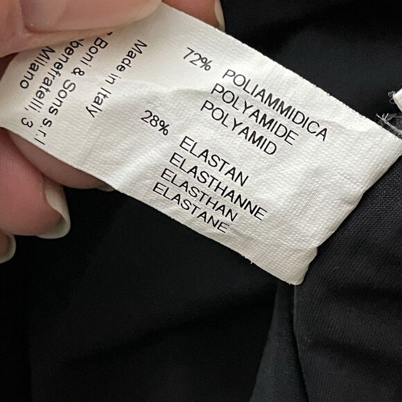 CHIARA BONI La Petite Robe Ruched Halter Dress Size 50 US 12 Black Party Holiday - Picture 6 of 9